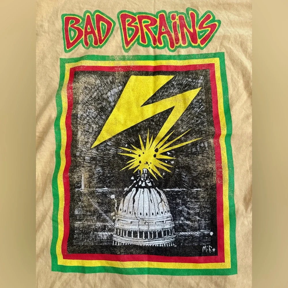 ⚡️3/$25 Bad Brains T shirt. Men’s medium, see measurements. - Picture 3 of 6